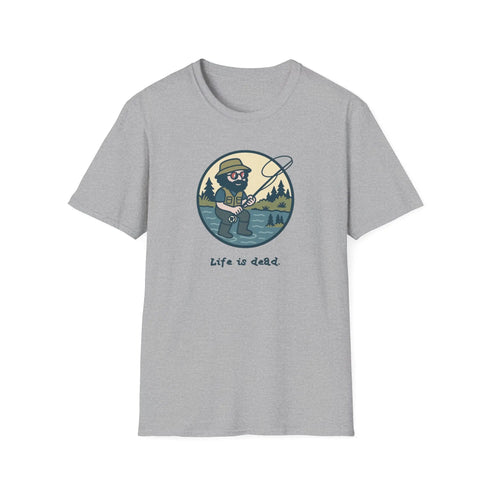Grateful Dead - Fly Fishin' Jerry - Life is dead. Grateful Dead TShirt - StealieShop